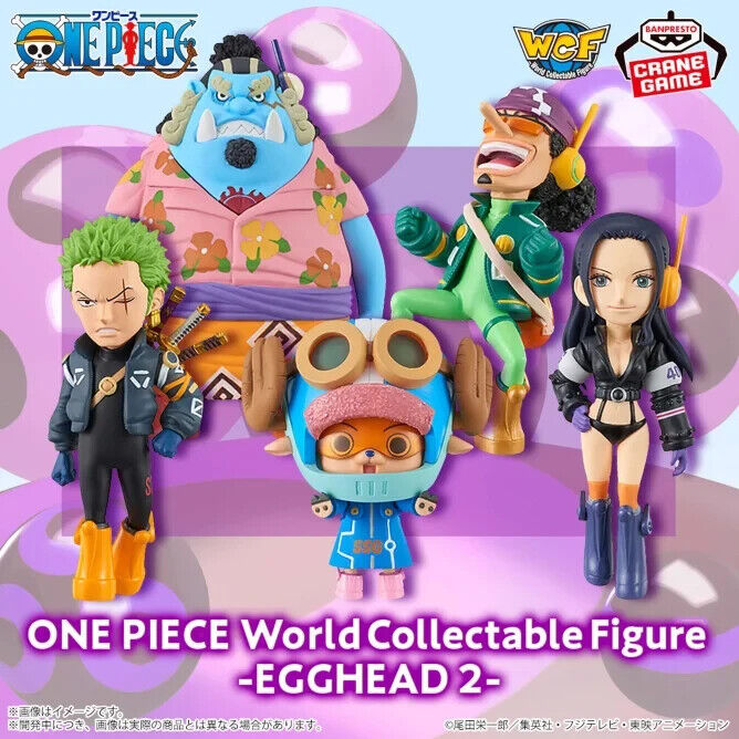ONE PIECE WORLD COLLECTABLE FIGURE-EGGHEAD 2- (Set of 5)