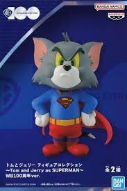 Banpresto WB100th Anniversary Tom And Jerry FigureI Collection Cranenking Figure - Tom as Superman "Tom And Jerry"