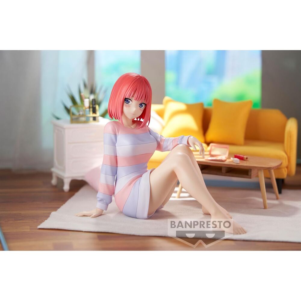 The Quintessential Quintuplets Relax time Nino Nakano figure 12cm