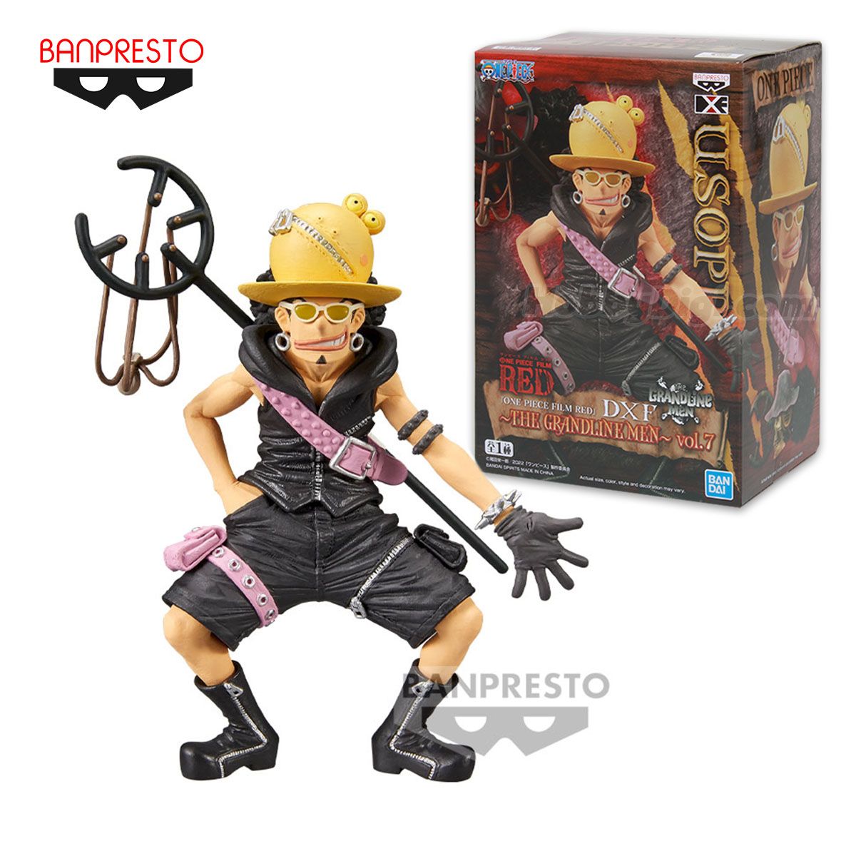 Banpresto One Piece Film Red Usopp Figure - The Grandline Men Vol.7