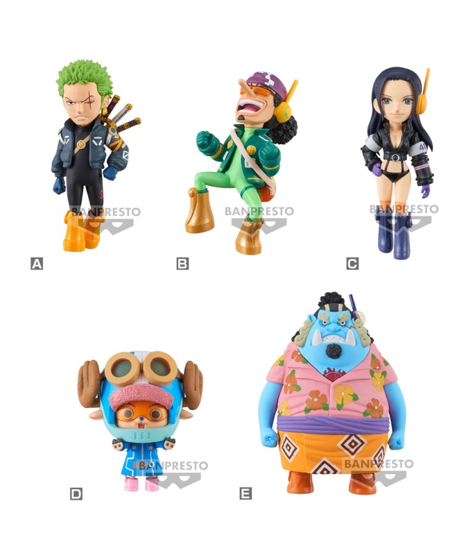 ONE PIECE WORLD COLLECTABLE FIGURE-EGGHEAD 2- (Set of 5)