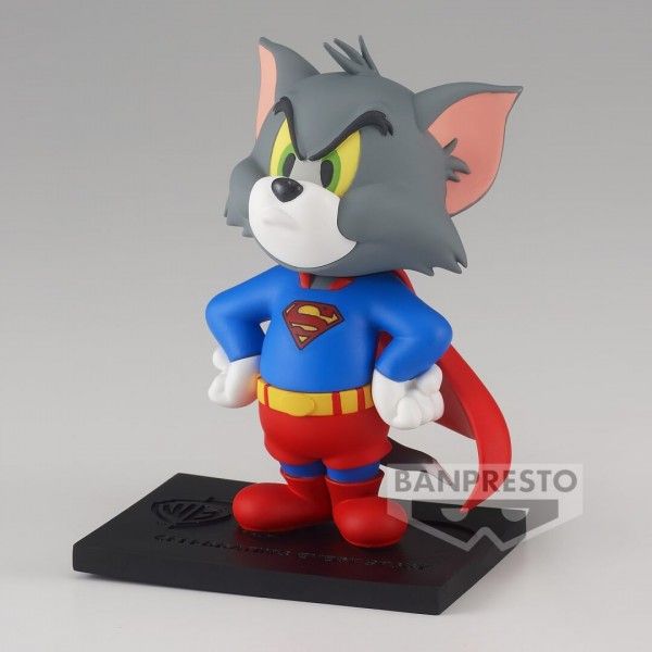 Banpresto WB100th Anniversary Tom And Jerry FigureI Collection Cranenking Figure - Tom as Superman "Tom And Jerry"