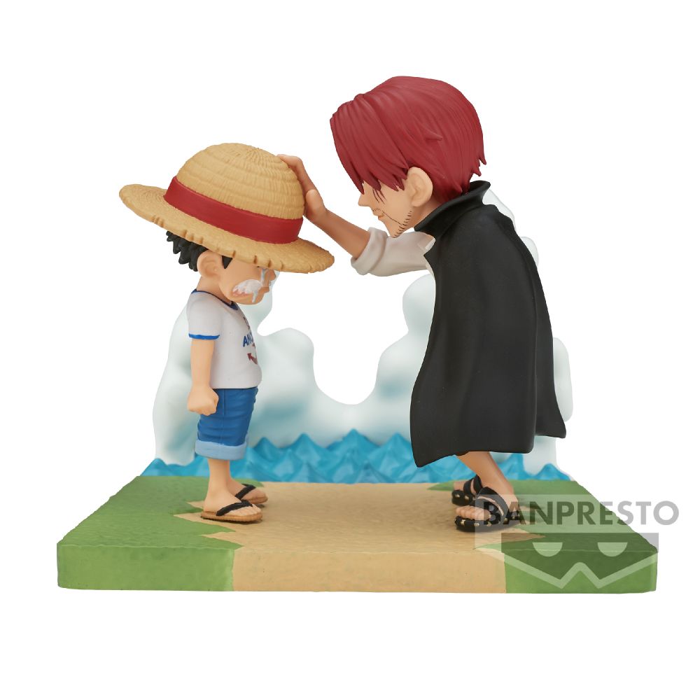 Banpresto - ONE PIECE WORLD COLLECTABLE FIGURE LOG STORIES-MONKEY.D.LUFFY&SHANKS-