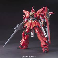 Bandai HGUC 116 Gundam MSN-06S SINANJU 1/144 Scale Kit