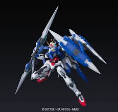 Bandai MG 1/100 GN-0000 + GNR-010 00 Raiser Plastic Model