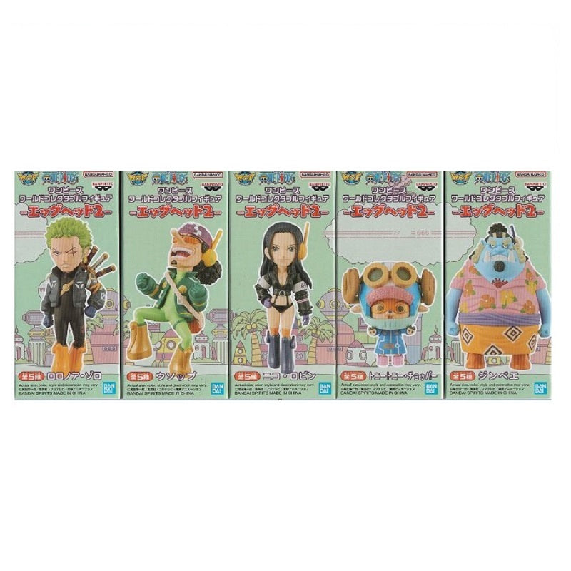 ONE PIECE WORLD COLLECTABLE FIGURE-EGGHEAD 2- (Set of 5)