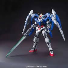 Bandai MG 1/100 GN-0000 + GNR-010 00 Raiser Plastic Model