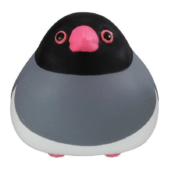 Bandai Gashapon - Hugcot Chilling On Cords 6 (Model D Black Head Java Sparrow)