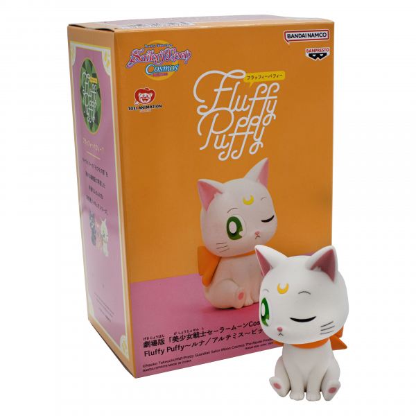 Banpresto Pretty Guardian Sailor Moon Cosmos the Movie Artemis Big Ribbon Fluffy Puffy figure 7cm