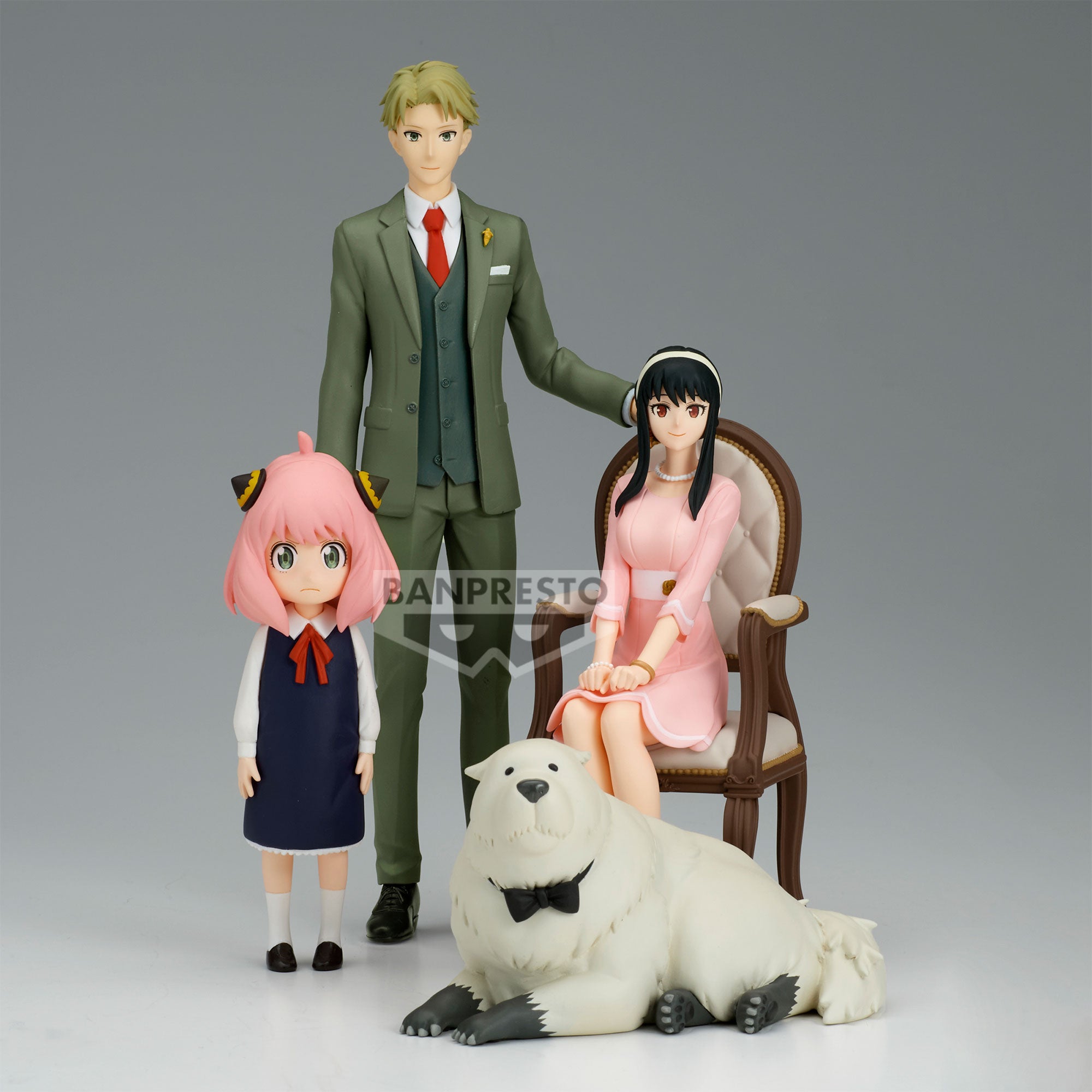 Banpresto SPY×FAMILY FAMILY PHOTO FIGURE ANYA FORGER & BOND FORGER 11cm
