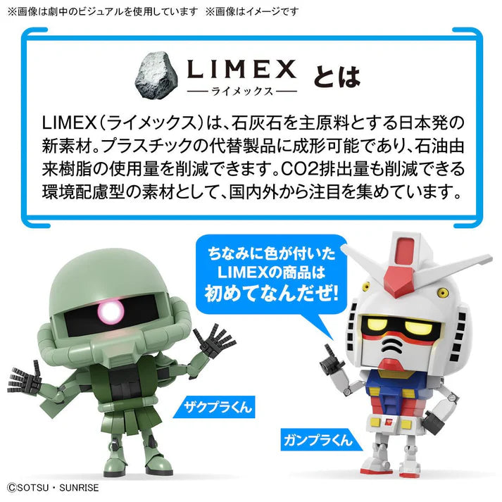 Bandai 1/1 Mobile Suit Gundam GUNPLA-KUN DX SET (WITH RUNNER Ver. RECREATION PARTS) Plastic Model Kit