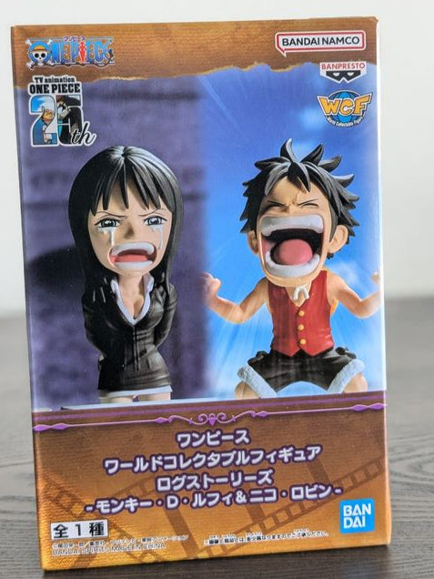 One Piece Luffy & Nico Robin World Collectable figure 10cm