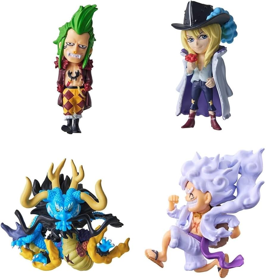 One Piece ONEPI NO MI Vol.14 Naval Battle Set of 4 pcs Bandai Gashapon Figure