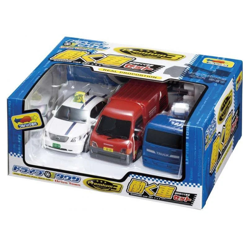 Maruka Drive Town Premium 3 Working Vehicle Set 