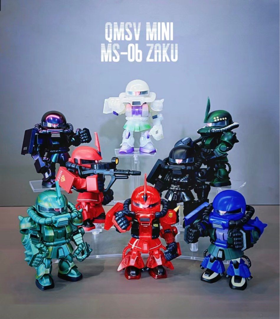 QMSV MINI Zaku II 2 MS-06 SD GUNDAM Figure Variation #2 Series