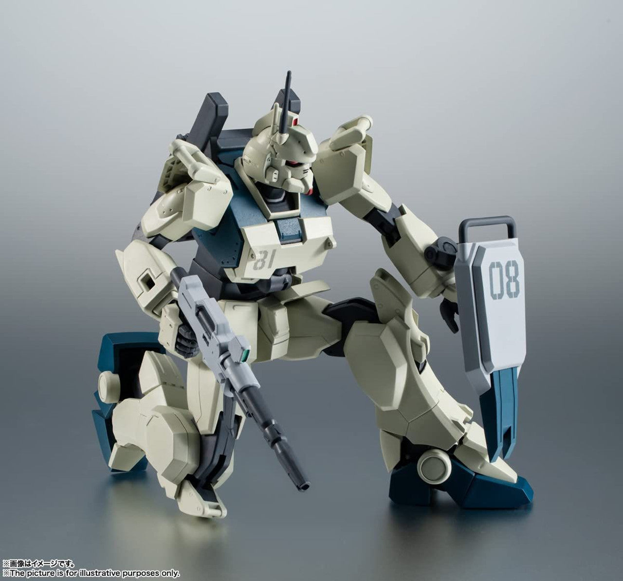 Bandai Robot Spirits (Side MS) RX-79(G) EZ-8 Gundam EZ-8 Ver. A.N.I.M.E. Figure