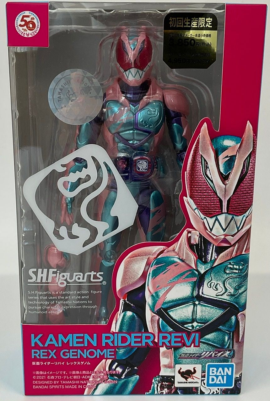 Bandai S.H. Figuarts Kamen Rider Revi Rex Genom Figure