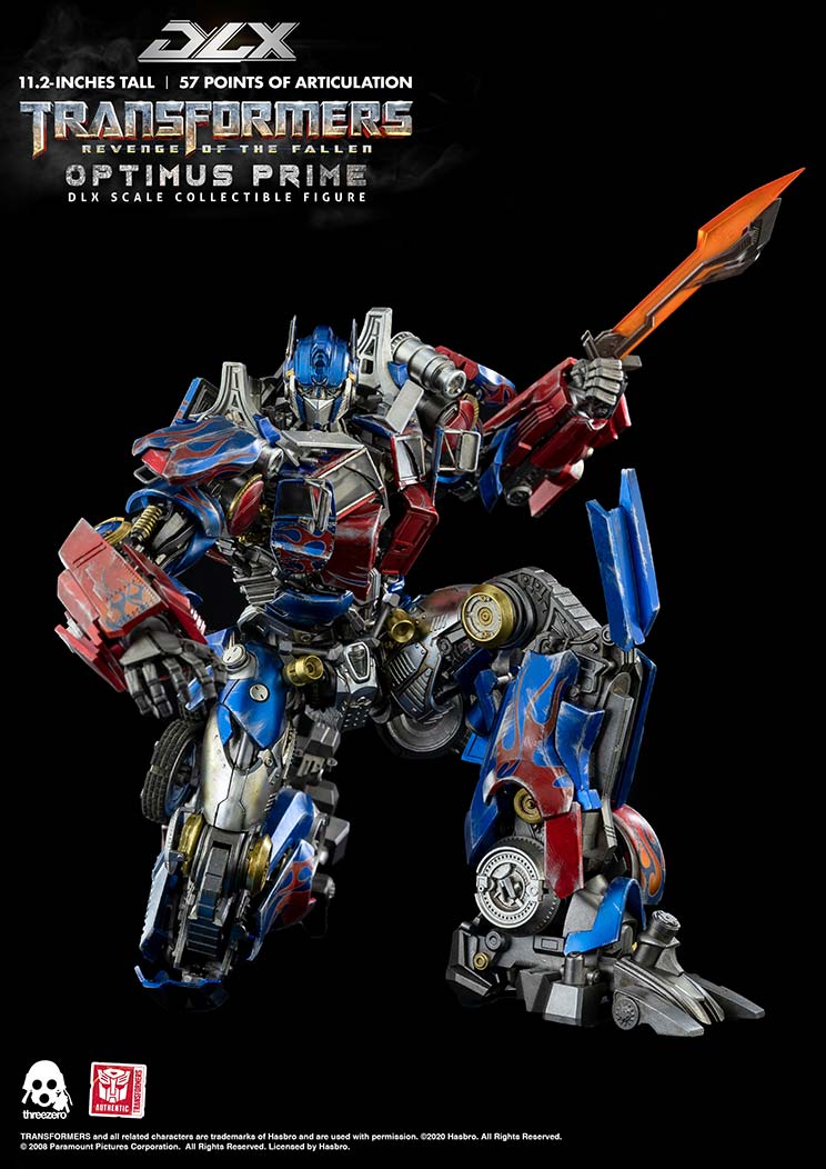 ThreeZero Reveal Transformers Revenge of the Fallen DLX Optimus Prime & DLX Jetfire (Set of 2)