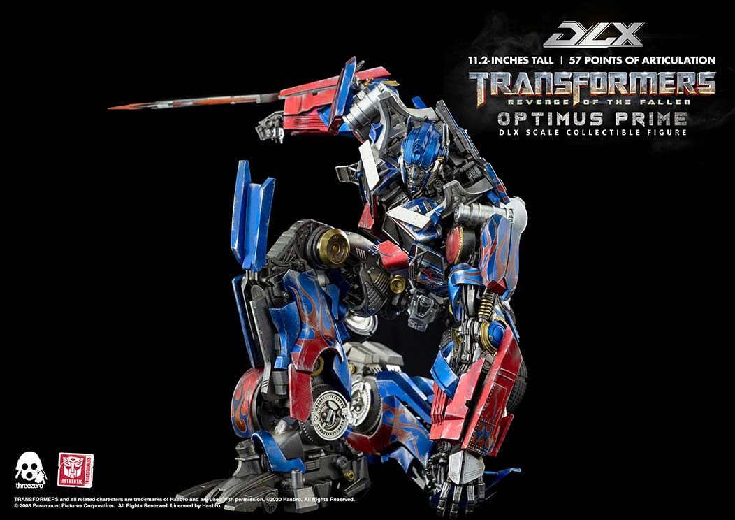 ThreeZero Reveal Transformers Revenge of the Fallen DLX Optimus Prime & DLX Jetfire (Set of 2)