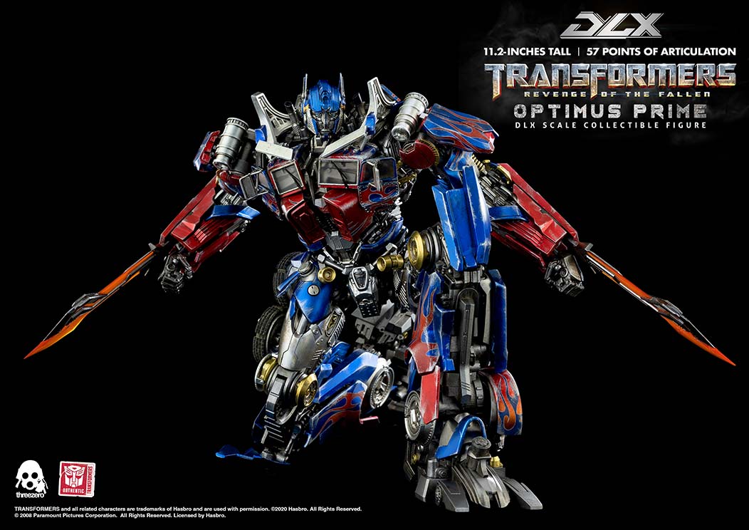 ThreeZero Reveal Transformers Revenge of the Fallen DLX Optimus Prime & DLX Jetfire (Set of 2)