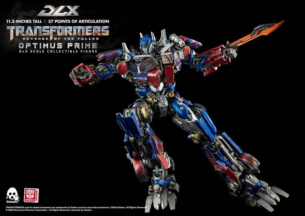 ThreeZero Reveal Transformers Revenge of the Fallen DLX Optimus Prime & DLX Jetfire (Set of 2)