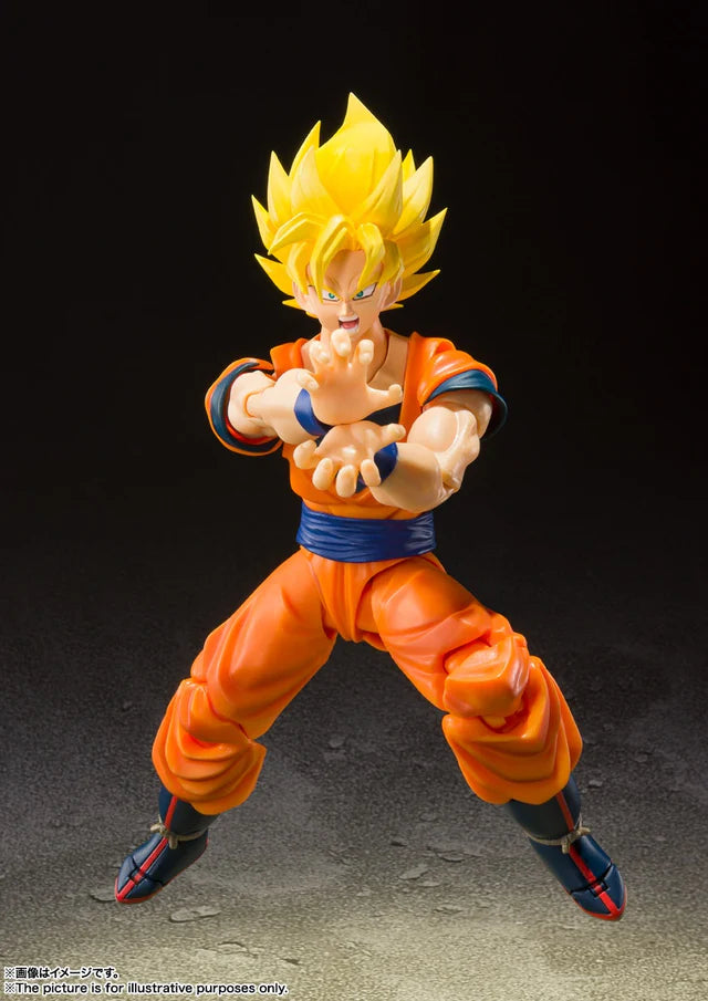 Bandai S.H. Figuarts Super Saiyan Full Power Son Goku Figure (Dragon Ball)
