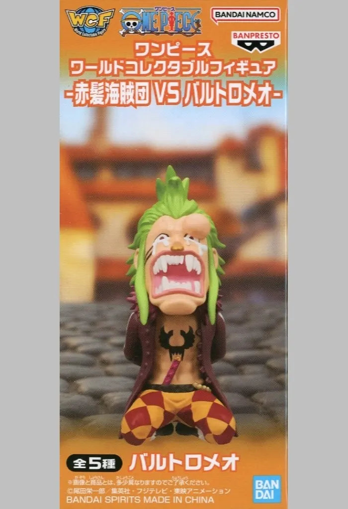 One Piece World Collectible Figures - Red-Haired Pirates VS Bartolomeo D Bartolomeo