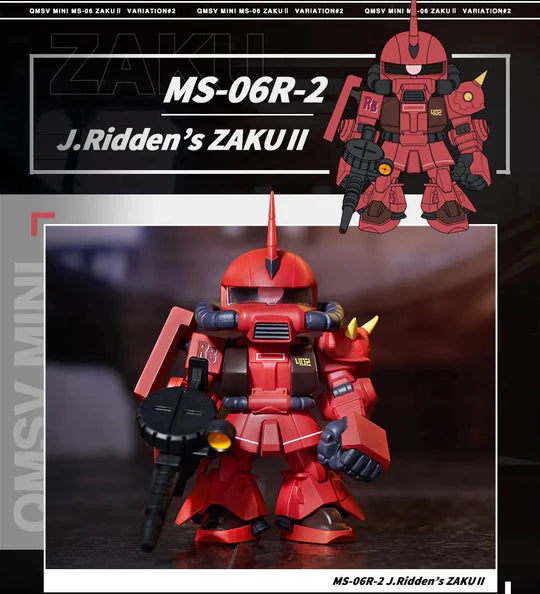 QMSV MINI Zaku II 2 MS-06 SD GUNDAM Figure Variation #2 Series