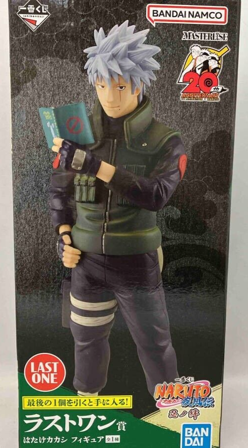 Kakashi Hatake Ichiban Kuji Kizuna Shinobi, Last One Prize, MASTERLISE figure retail box, 25 cm