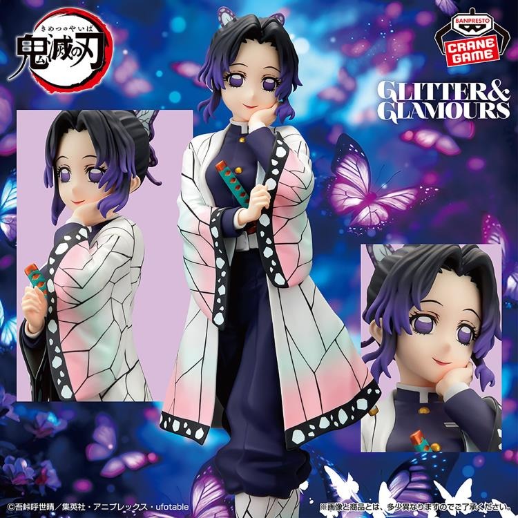 BANPRESTO Demon Slayer Shinobu Kocho GLITTER GLAMOURS Figure 22cm