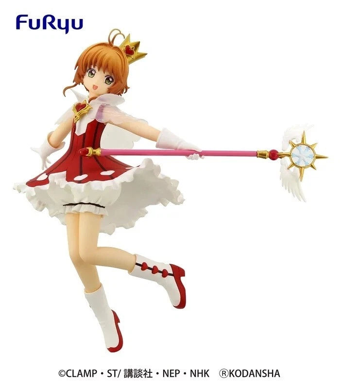 Furyu Cardcaptor Sakura Clear Card Sakura Kinomoto Rocket Beat Special Figure 19cm