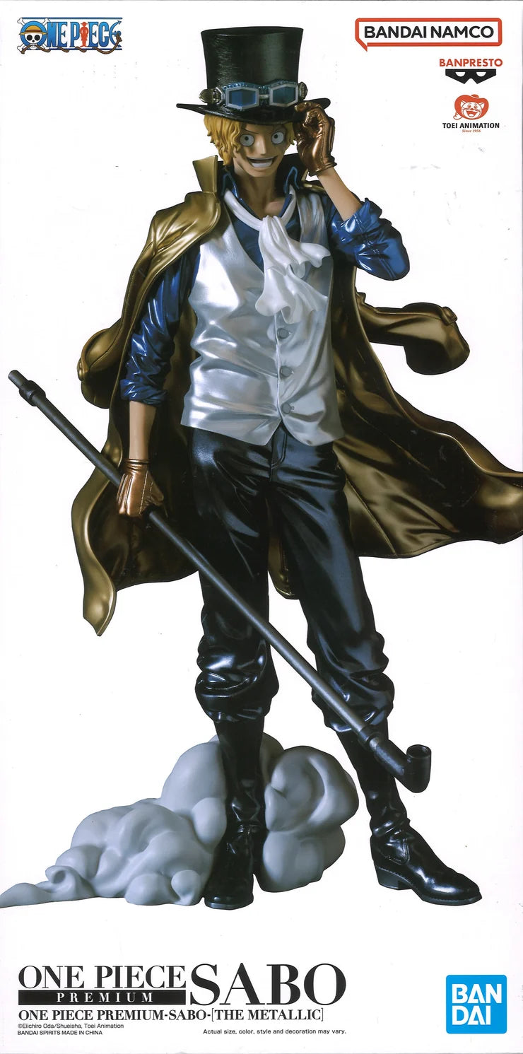 [Damaged Box] One Piece: Premium PVC Statue: Sabo (The Metallic) 30cm
