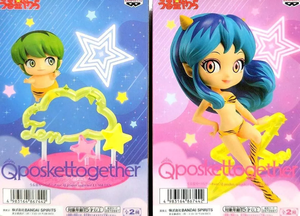 Banpresto Q posket together Urusei Yatsura LUM & TEN (Set of 2)