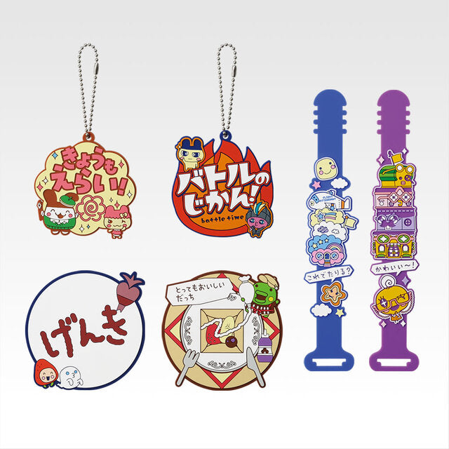 Ichiban Kuji Tamagotchi Connection: Corner Shop – I Prize Work Essentials Rubber Collection (Complete Set of 6)