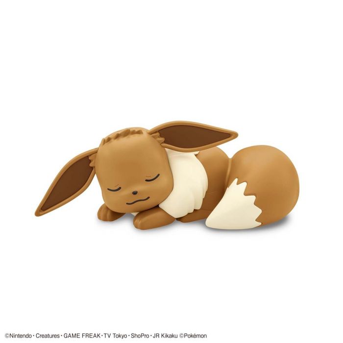 Pokemon Plastic Model Collection Quick!! 07 Eevee (Sleeping pose)