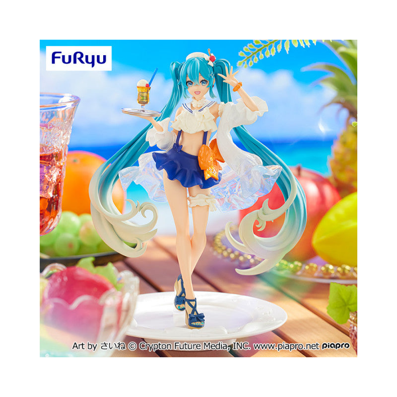 FuRyu Hatsune Miku Tropical Juice ver. Exc∞d Creative Figure SweetSweets 17cm