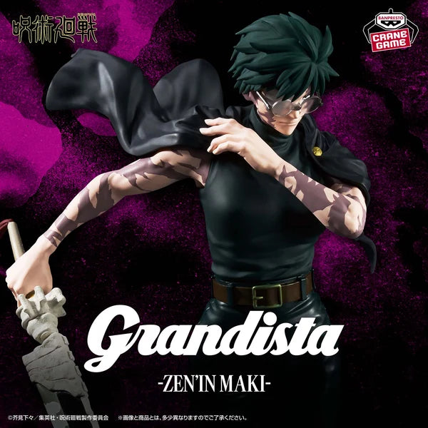 BANPRESTO Jujutsu Kaisen Maki Zenin Grandista Figure 26cm