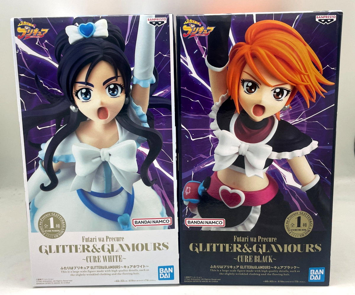 Pretty Cure Glitter & Glamours - Cure Black & Cure White (Set of 2) 25 cm
