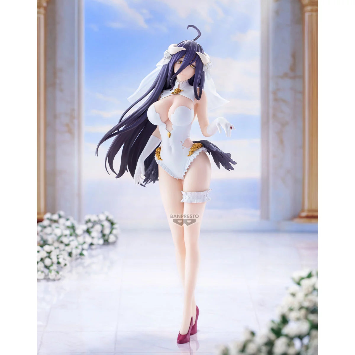 Banpresto Overlord Figure Glitter & Glamours Albedo Wedding ver. 27cm