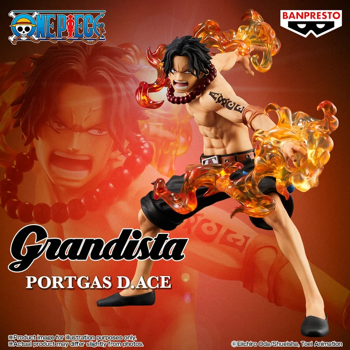 Banpresto - One Piece Grandista - Portgas D. Ace: Special Edition [OVERSEAS LIMITED]  20cm