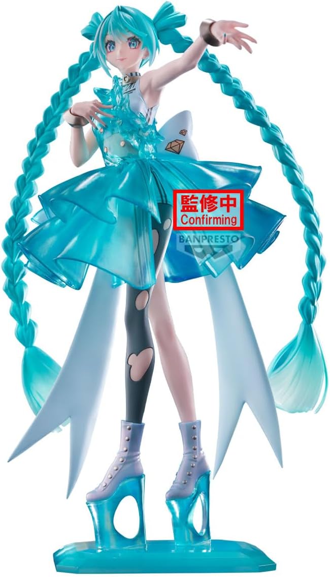 Banpresto - Vocaloid - Hatsune Miku - Clearluxe Emerald Gem Evolve Figure 28cm