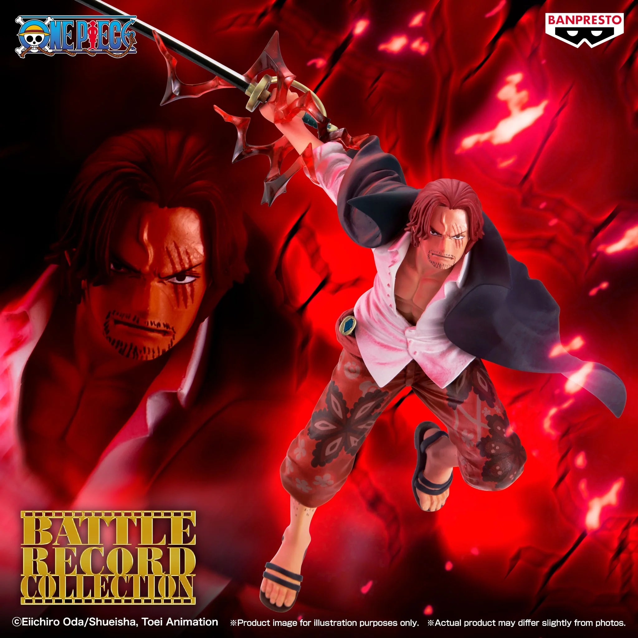 One Piece Battle Record Collection Shanks Special ver. figure 17cm