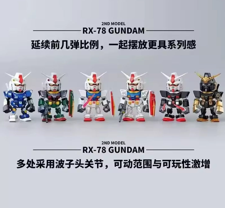 Bandai Namco QMSV MINI RX-78-2 Gundam 2nd Model (Full case of 8)