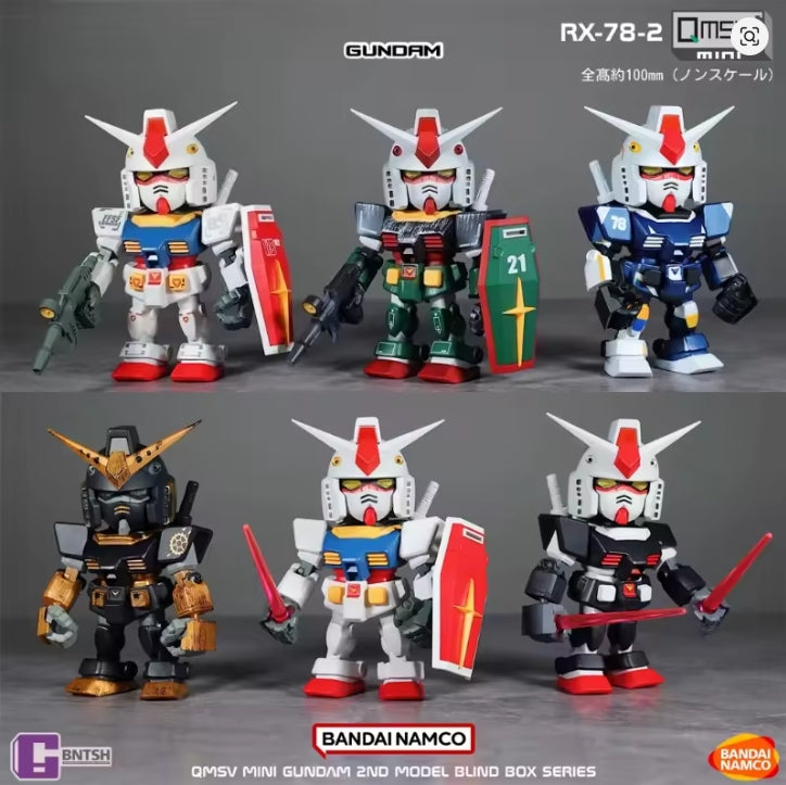 Bandai Namco QMSV MINI RX-78-2 Gundam 2nd Model (Full case of 8)
