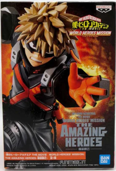 My Hero Academia Figure World Hero's Mission The Amazing Heroes Katsuki Bakugo