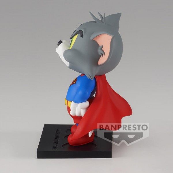 Banpresto WB100th Anniversary Tom And Jerry FigureI Collection Cranenking Figure - Tom as Superman "Tom And Jerry"