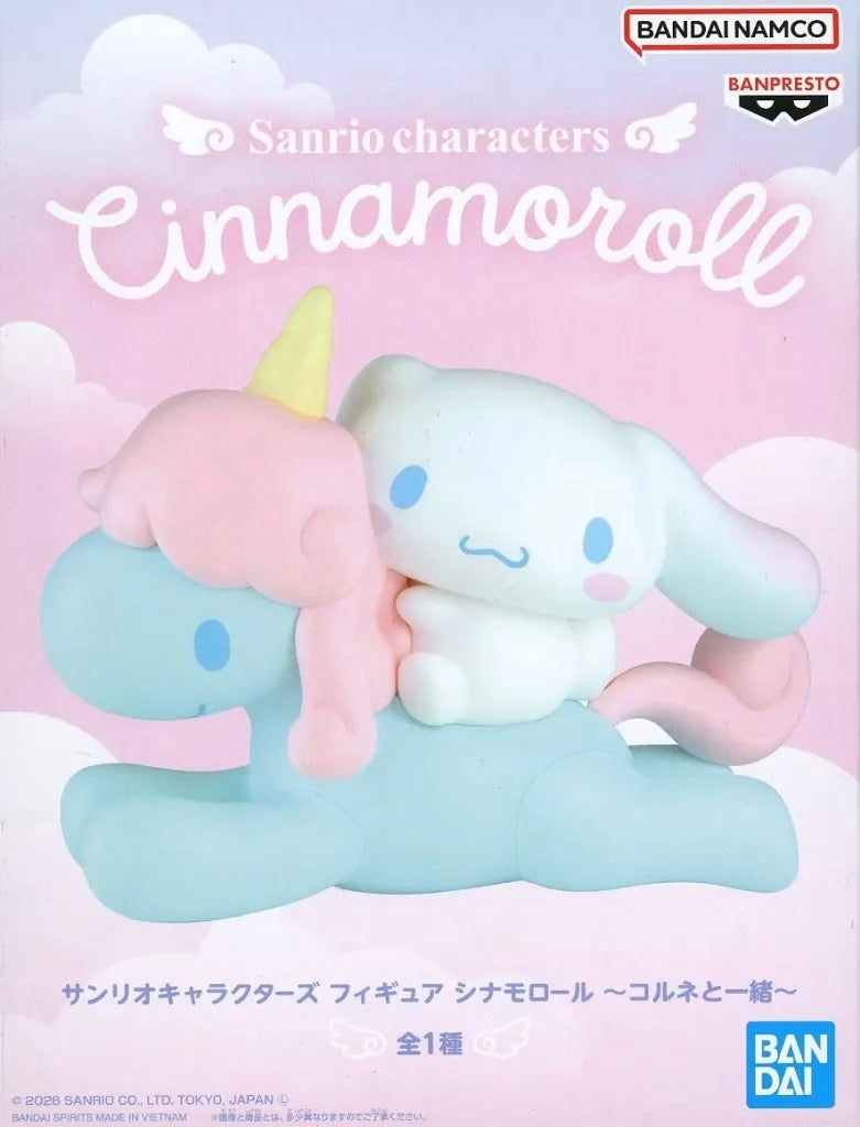 Banpresto Sanrio Characters Figure - Cinnamoroll Together With Cornet 11cm