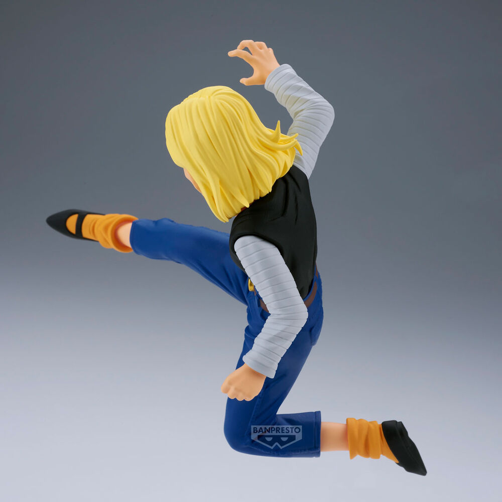 BANPRESTO Dragon Ball Z Match Makers Mighty Mask & Android 18 & Mr. Satan figure 13cm & 11-8cm Set of 2)