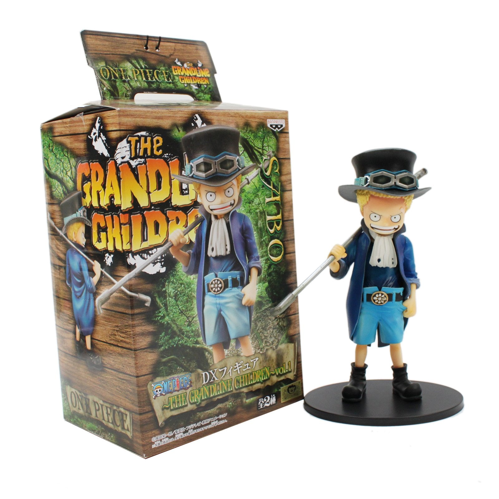 BANPRESTO ONE PIECE DX Figure GRANDLINE CHILDREN vol.1 vol.2 Luffy Sabo Ace (Set of 3) 14cm