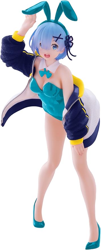 Taito Re:Zero Starting Life in Another World Colorful Figure Rem Jumper Bunny Ver. Renewal